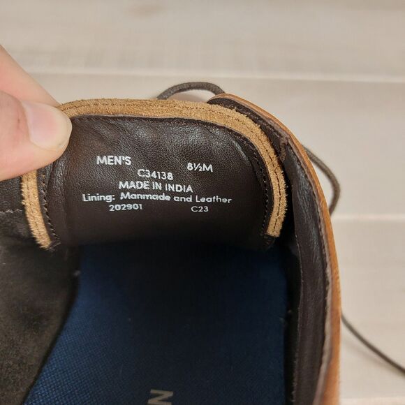 Cole Haan Men\'s Size 8.5 M Modern Classics Cap Toe Oxfords C34138 British Tan